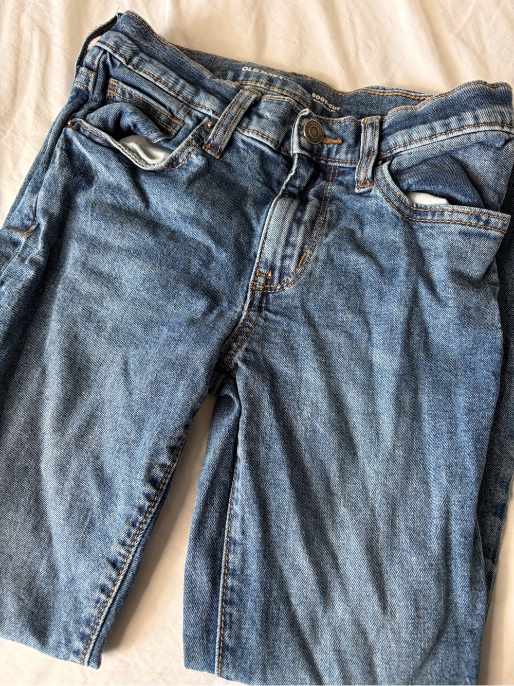 Old Navy Boys’ Light Blue Bootcut Jeans